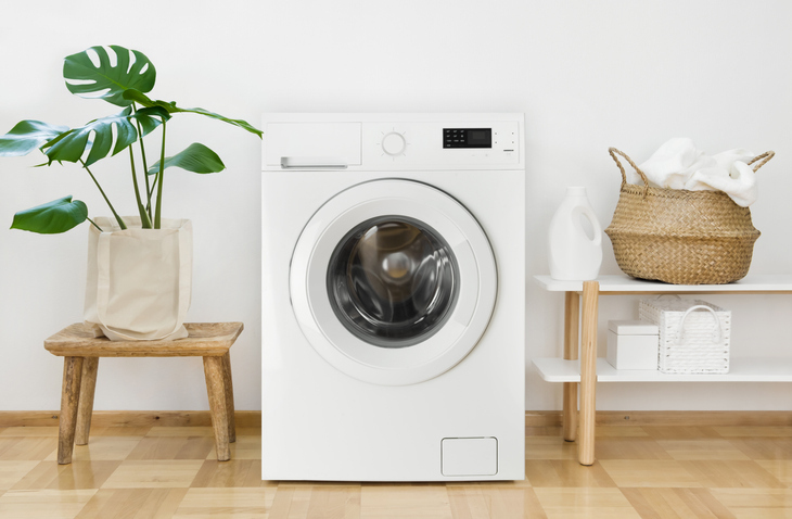 lavadora-blanca-foto-stock